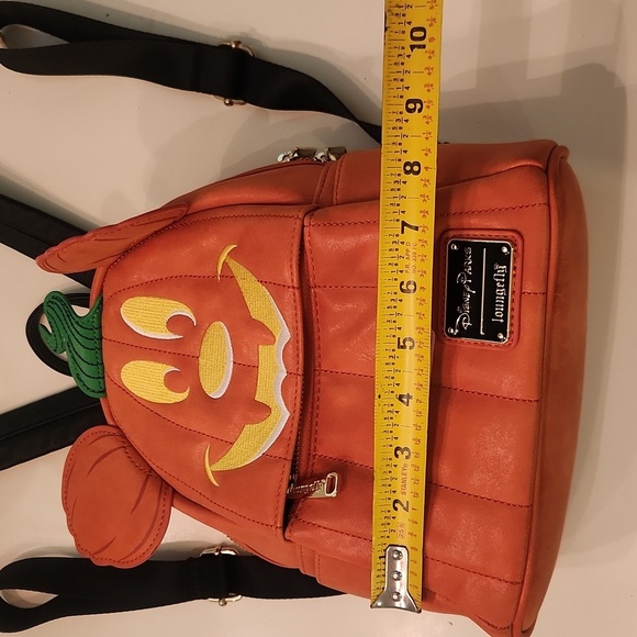 Loungefly Disney Halloween Pumpkin Mickey Backpack - Picture 10 of 12